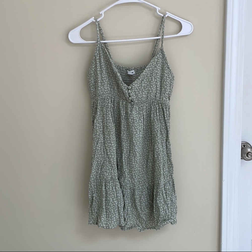 Green swimsuit coverup/sundress. Size S